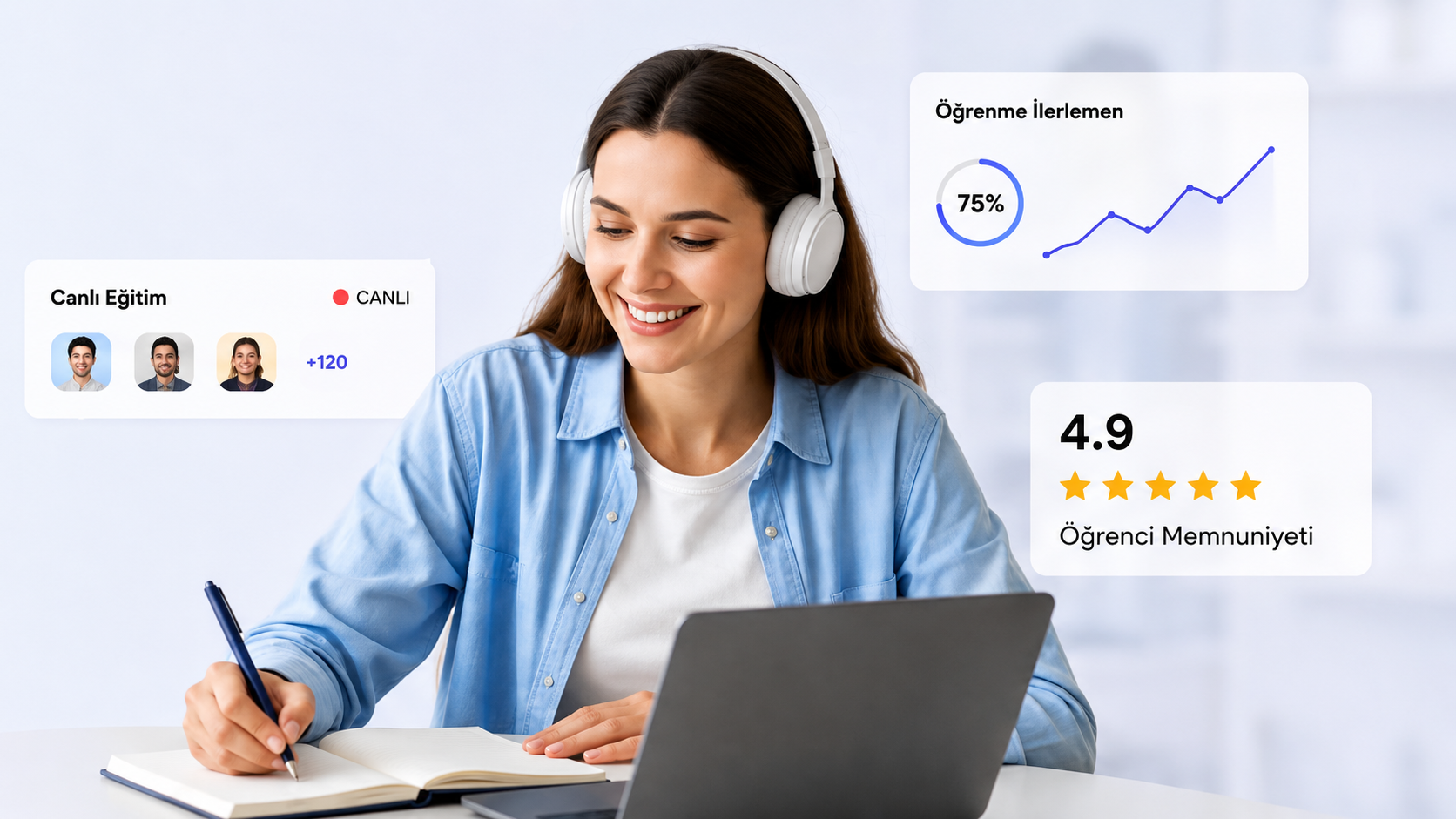 Canlı online grup eğitimi